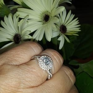 Sterling Silver .925 bridal ring.    NWT